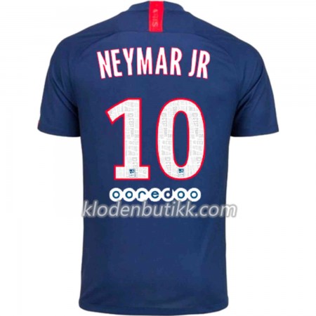 Paris Saint-Germain Neymar Jr 10 Hjemme Fotballdrakt 2019-2020 Kortermet